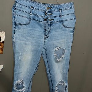 skinny ripped jeans